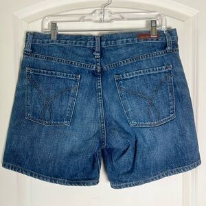 Calvin Klein Dark Blue Denim Jean Shorts
